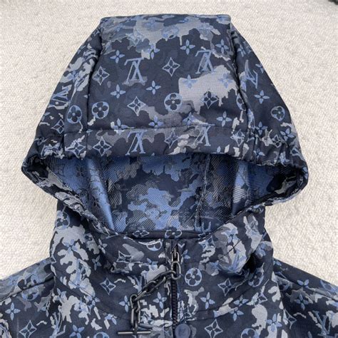 blue louis vuitton windbreaker|louis vuitton tapestry windbreaker.